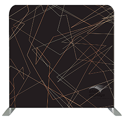 Schwarz mit Linienmuster